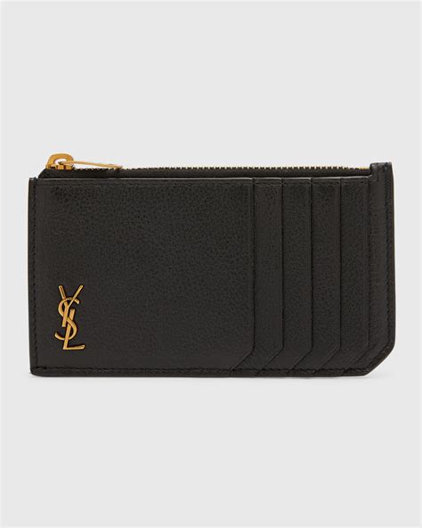 ysl tiny monogram card holder|CARD CASES .